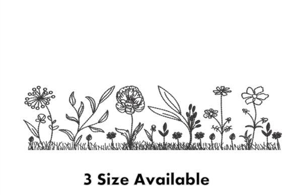 Download Blackwork Flower Border - Blackwork Collection